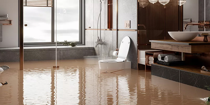 waterschade in huis of pand